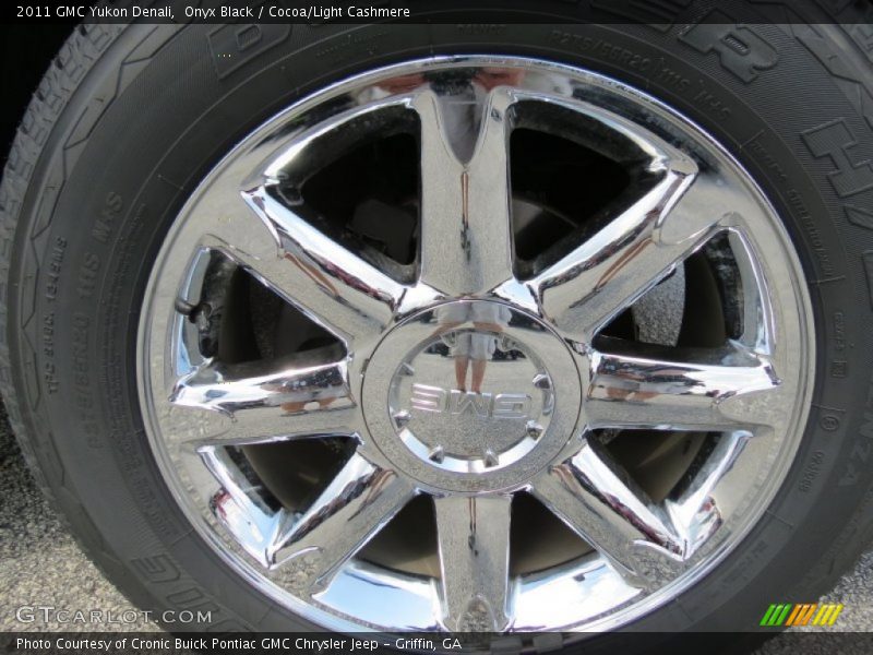 Onyx Black / Cocoa/Light Cashmere 2011 GMC Yukon Denali