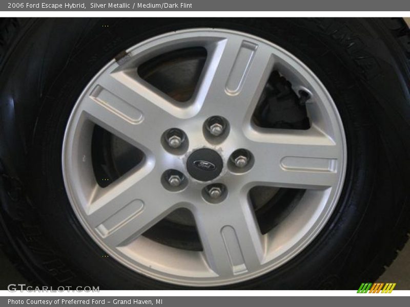 Silver Metallic / Medium/Dark Flint 2006 Ford Escape Hybrid