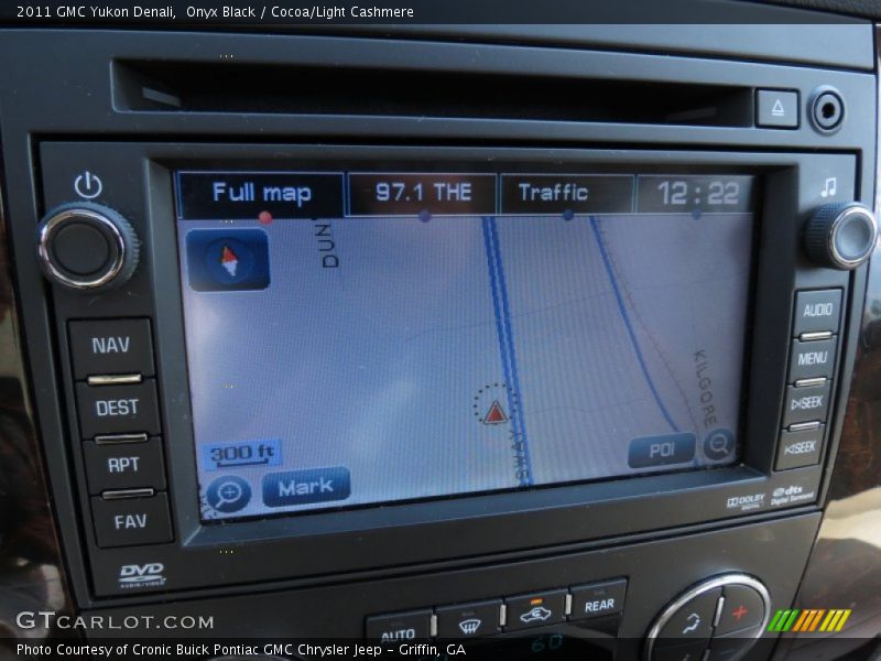 Onyx Black / Cocoa/Light Cashmere 2011 GMC Yukon Denali