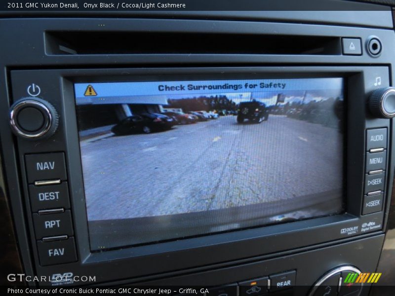 Onyx Black / Cocoa/Light Cashmere 2011 GMC Yukon Denali