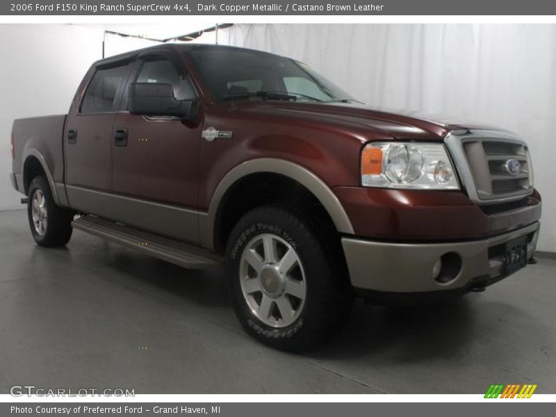 Dark Copper Metallic / Castano Brown Leather 2006 Ford F150 King Ranch SuperCrew 4x4