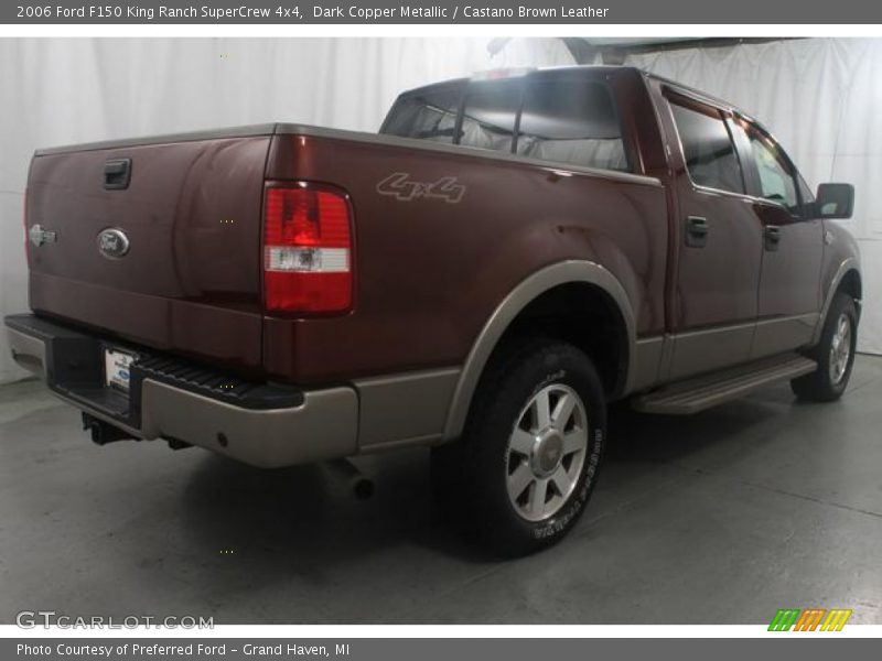 Dark Copper Metallic / Castano Brown Leather 2006 Ford F150 King Ranch SuperCrew 4x4