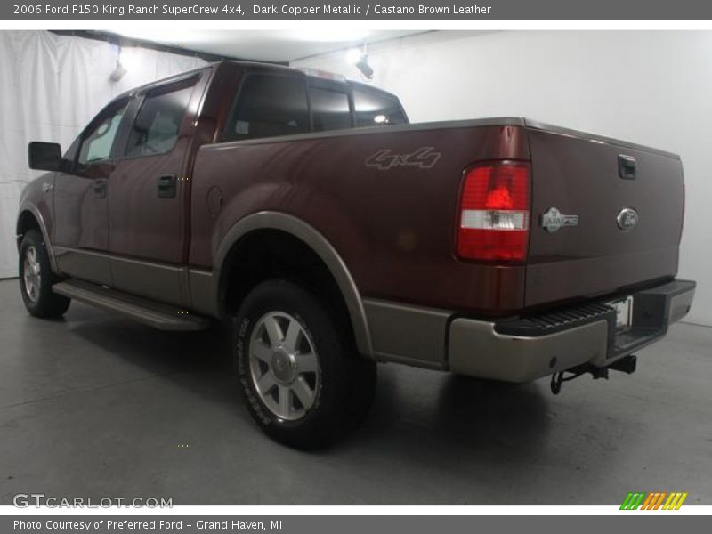 Dark Copper Metallic / Castano Brown Leather 2006 Ford F150 King Ranch SuperCrew 4x4