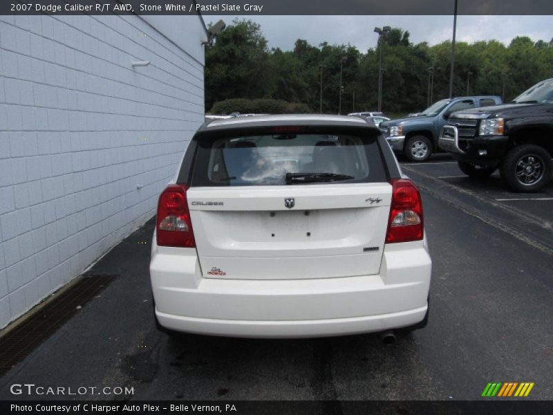 Stone White / Pastel Slate Gray 2007 Dodge Caliber R/T AWD
