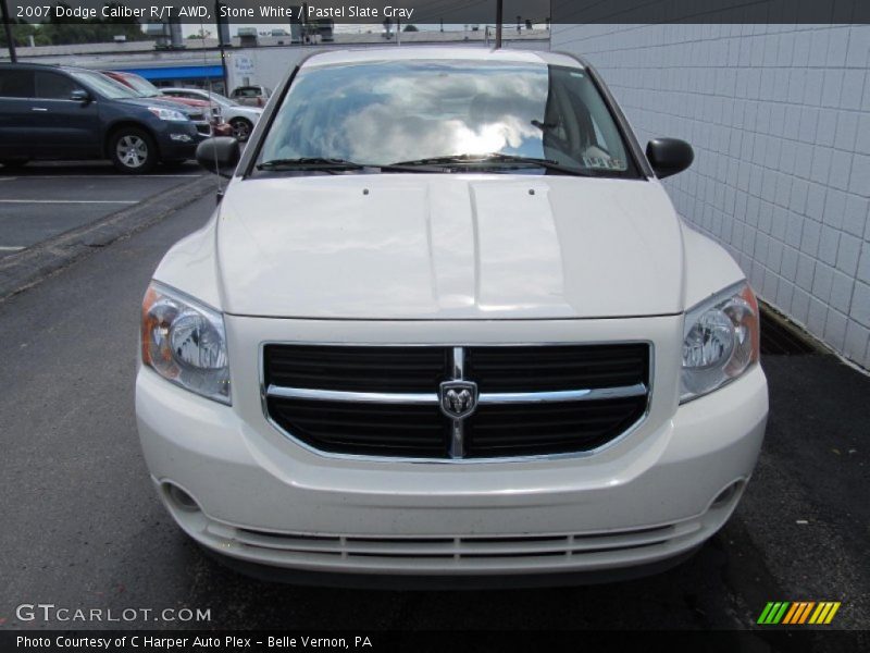 Stone White / Pastel Slate Gray 2007 Dodge Caliber R/T AWD