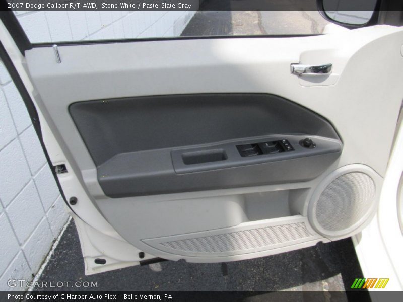 Stone White / Pastel Slate Gray 2007 Dodge Caliber R/T AWD