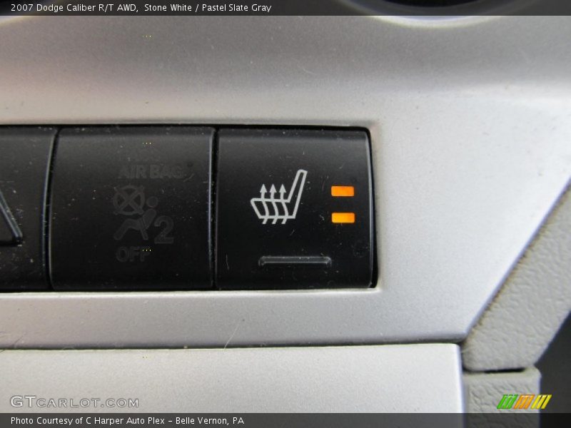 Stone White / Pastel Slate Gray 2007 Dodge Caliber R/T AWD