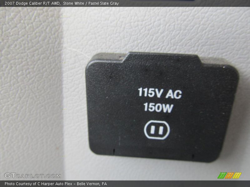 Stone White / Pastel Slate Gray 2007 Dodge Caliber R/T AWD