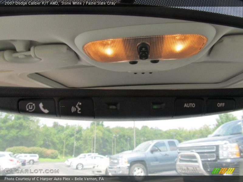 Stone White / Pastel Slate Gray 2007 Dodge Caliber R/T AWD
