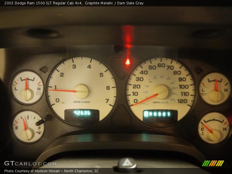Graphite Metallic / Dark Slate Gray 2003 Dodge Ram 1500 SLT Regular Cab 4x4