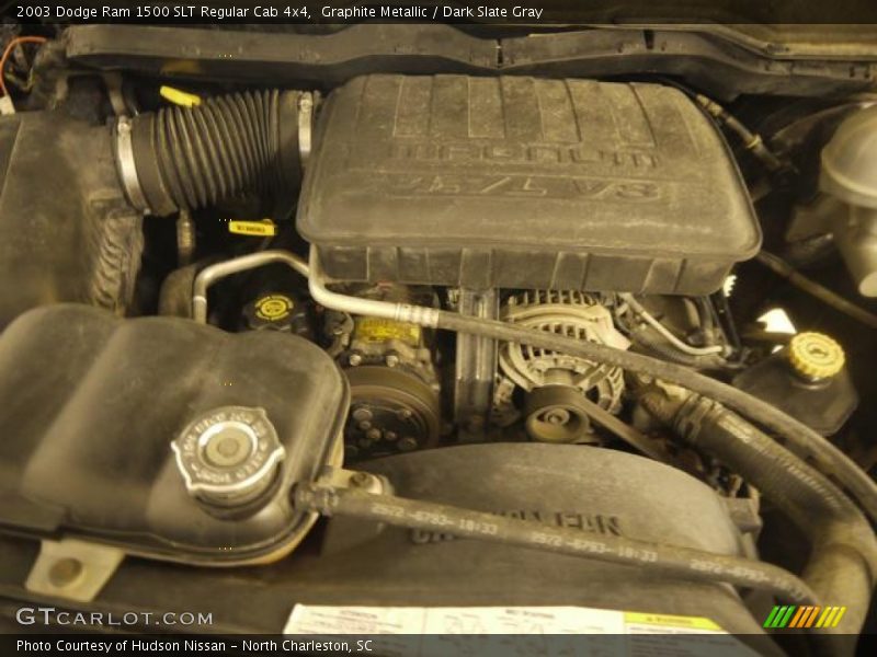Graphite Metallic / Dark Slate Gray 2003 Dodge Ram 1500 SLT Regular Cab 4x4