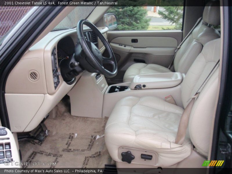 Forest Green Metallic / Tan/Neutral 2001 Chevrolet Tahoe LS 4x4