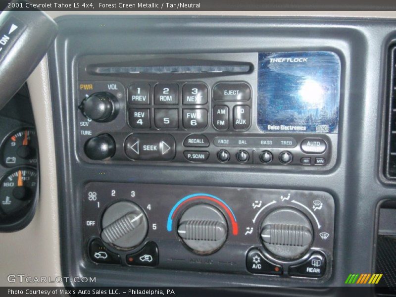 Forest Green Metallic / Tan/Neutral 2001 Chevrolet Tahoe LS 4x4