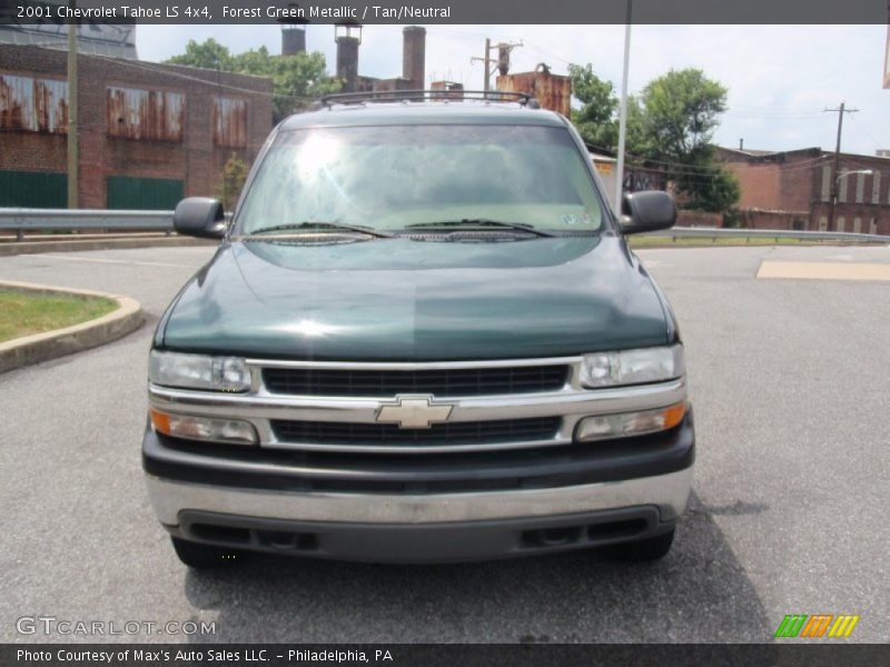 Forest Green Metallic / Tan/Neutral 2001 Chevrolet Tahoe LS 4x4