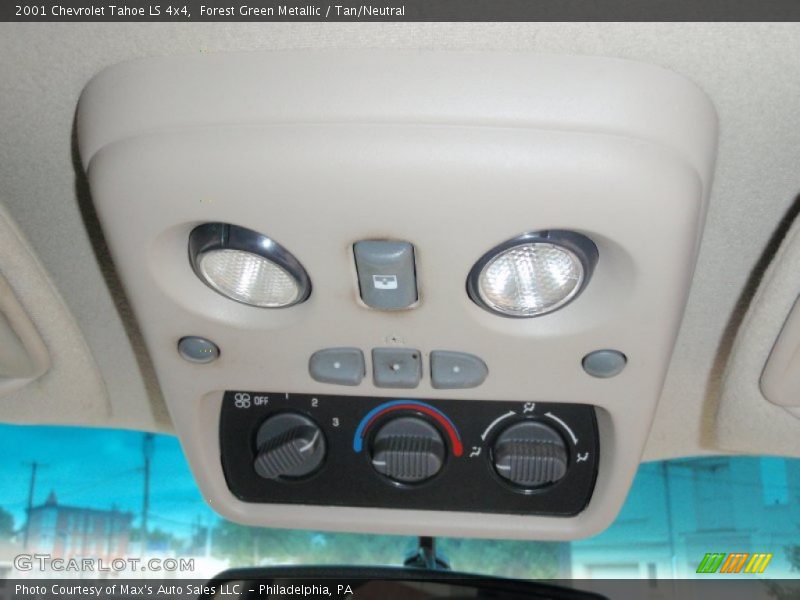 Forest Green Metallic / Tan/Neutral 2001 Chevrolet Tahoe LS 4x4