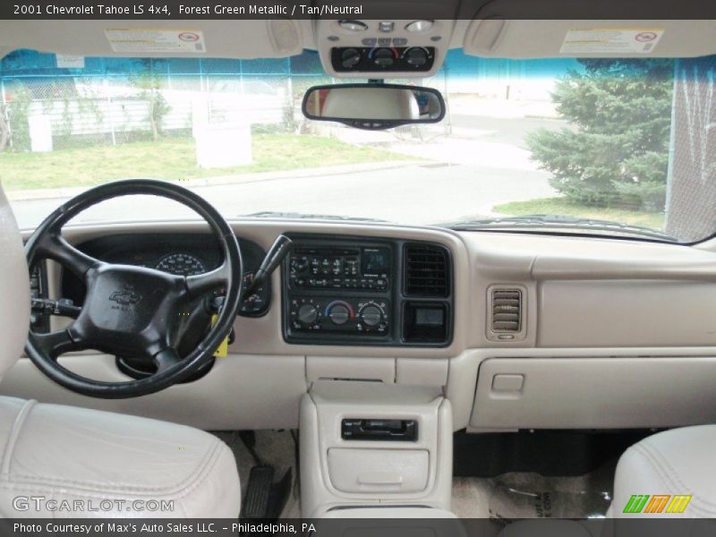 Forest Green Metallic / Tan/Neutral 2001 Chevrolet Tahoe LS 4x4