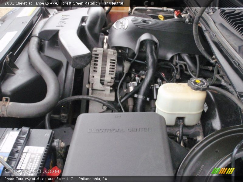 Forest Green Metallic / Tan/Neutral 2001 Chevrolet Tahoe LS 4x4