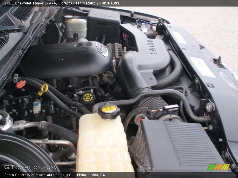 Forest Green Metallic / Tan/Neutral 2001 Chevrolet Tahoe LS 4x4