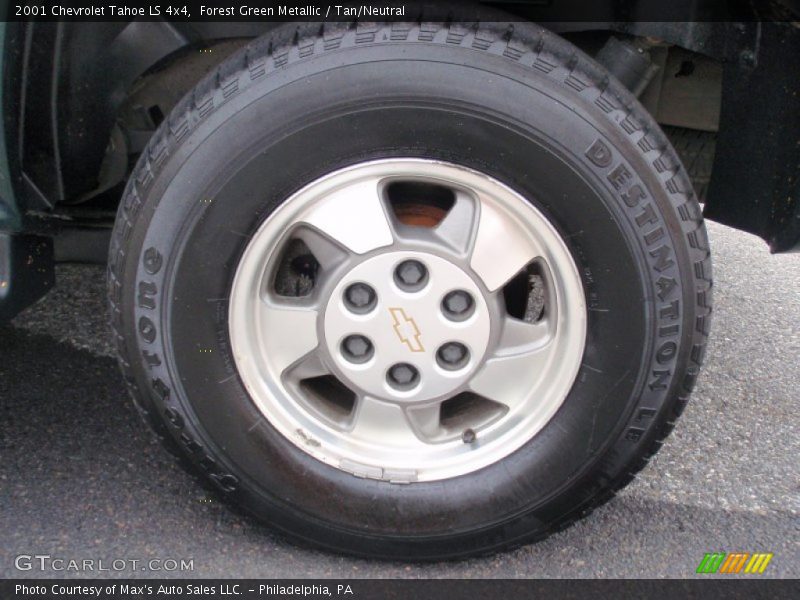 Forest Green Metallic / Tan/Neutral 2001 Chevrolet Tahoe LS 4x4