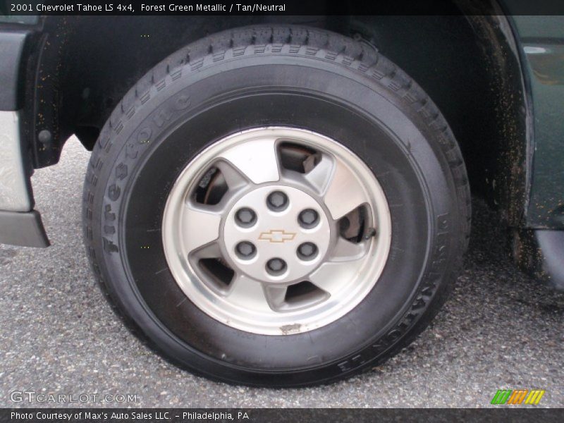 Forest Green Metallic / Tan/Neutral 2001 Chevrolet Tahoe LS 4x4