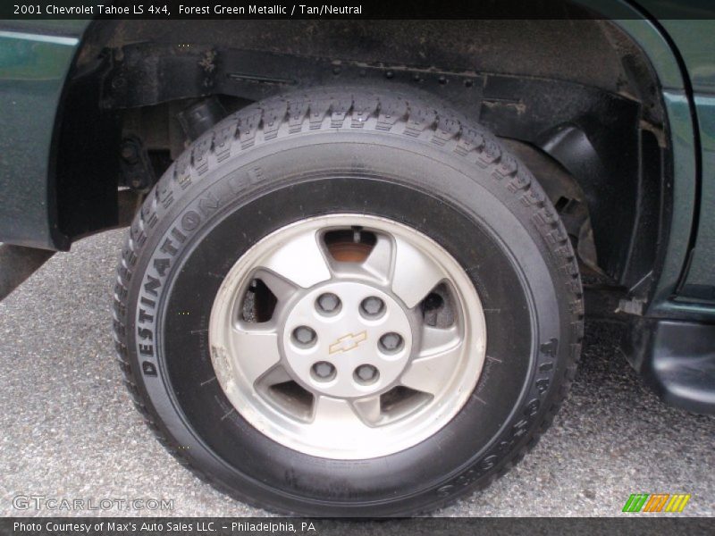 Forest Green Metallic / Tan/Neutral 2001 Chevrolet Tahoe LS 4x4