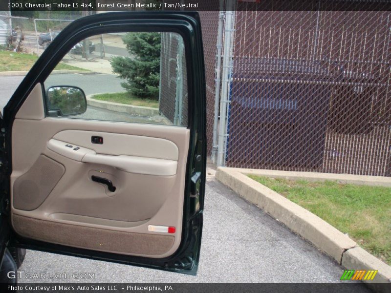 Forest Green Metallic / Tan/Neutral 2001 Chevrolet Tahoe LS 4x4