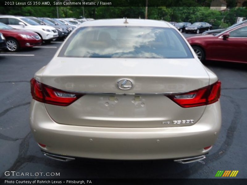 Satin Cashmere Metallic / Flaxen 2013 Lexus GS 350 AWD