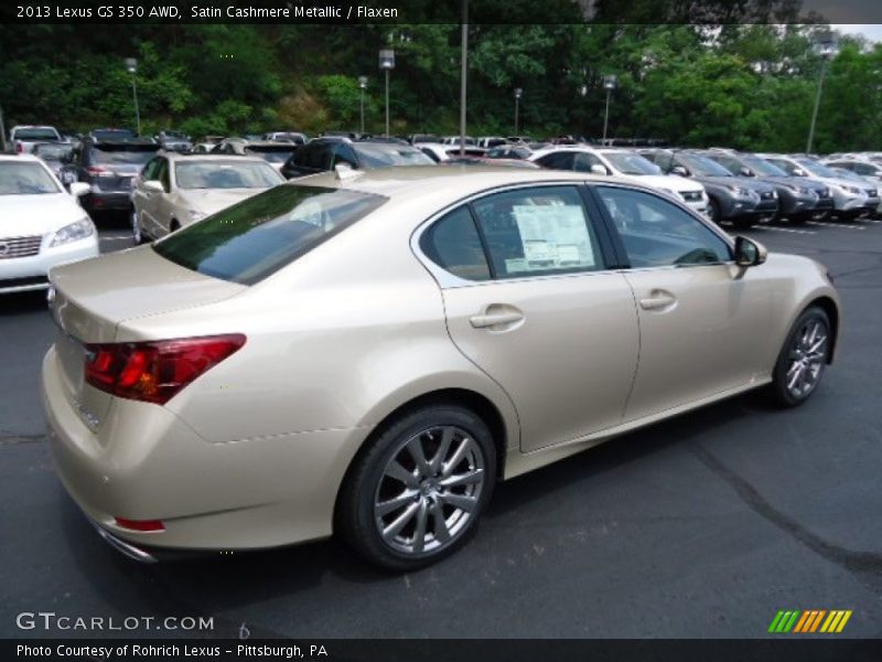 Satin Cashmere Metallic / Flaxen 2013 Lexus GS 350 AWD