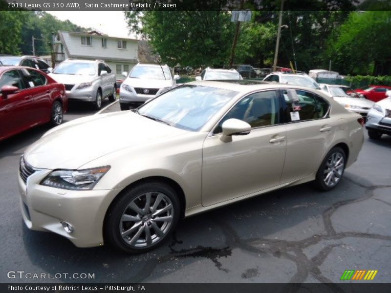 Satin Cashmere Metallic / Flaxen 2013 Lexus GS 350 AWD