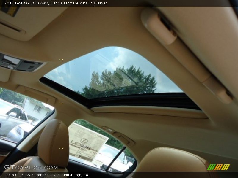 Sunroof of 2013 GS 350 AWD