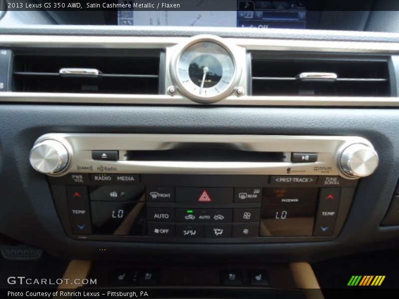Controls of 2013 GS 350 AWD