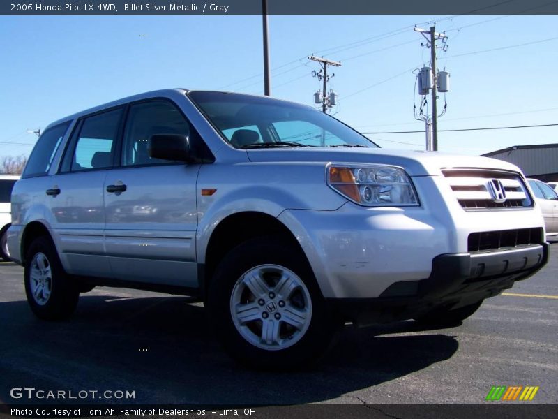 Billet Silver Metallic / Gray 2006 Honda Pilot LX 4WD