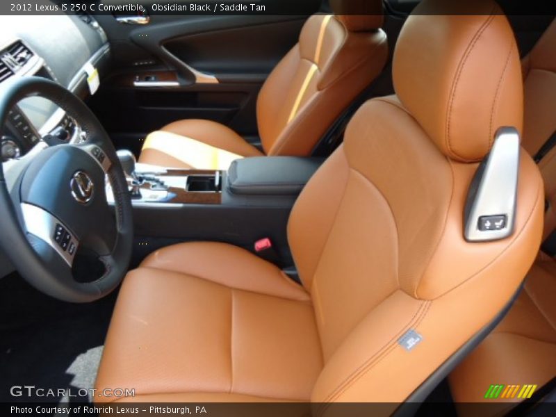  2012 IS 250 C Convertible Saddle Tan Interior