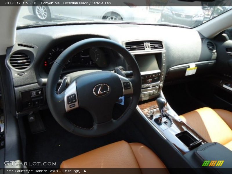 Dashboard of 2012 IS 250 C Convertible
