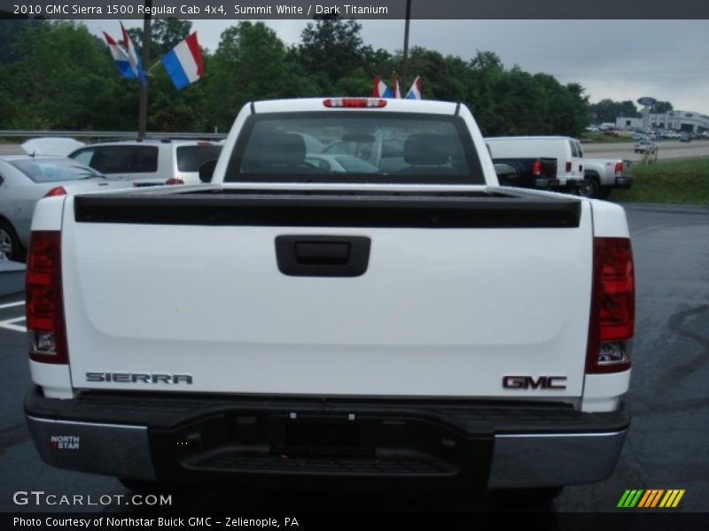 Summit White / Dark Titanium 2010 GMC Sierra 1500 Regular Cab 4x4