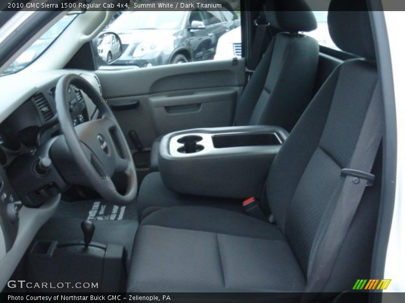 Summit White / Dark Titanium 2010 GMC Sierra 1500 Regular Cab 4x4