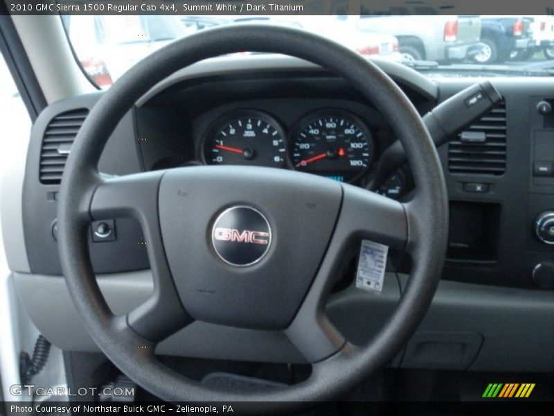 Summit White / Dark Titanium 2010 GMC Sierra 1500 Regular Cab 4x4