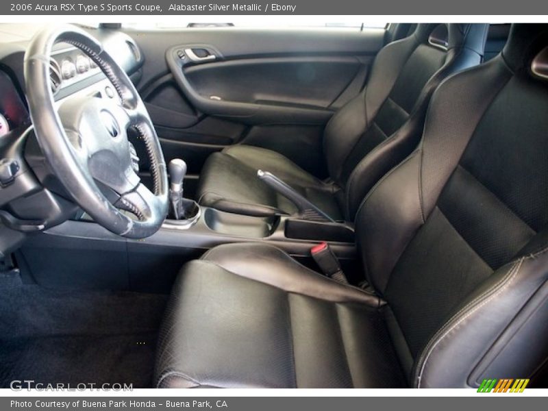 2006 RSX Type S Sports Coupe Ebony Interior