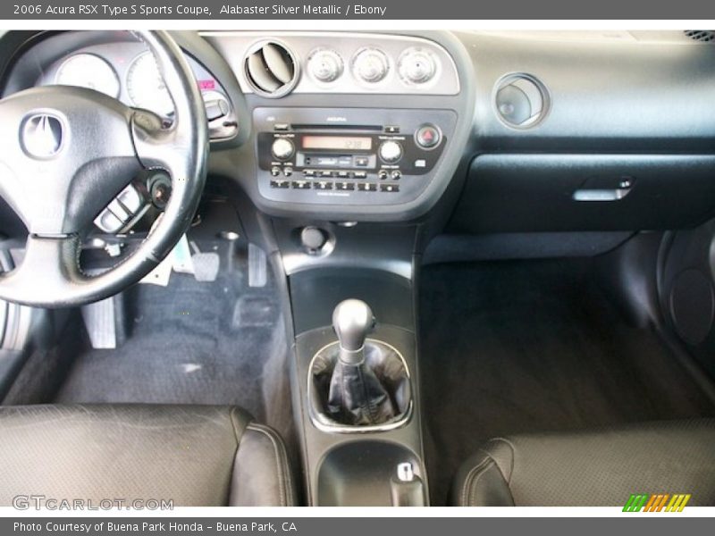 Alabaster Silver Metallic / Ebony 2006 Acura RSX Type S Sports Coupe