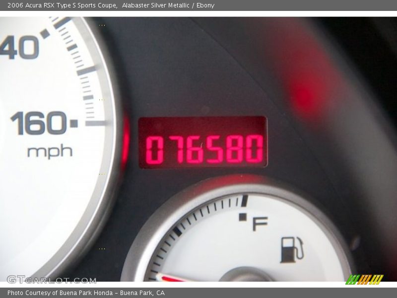 Alabaster Silver Metallic / Ebony 2006 Acura RSX Type S Sports Coupe