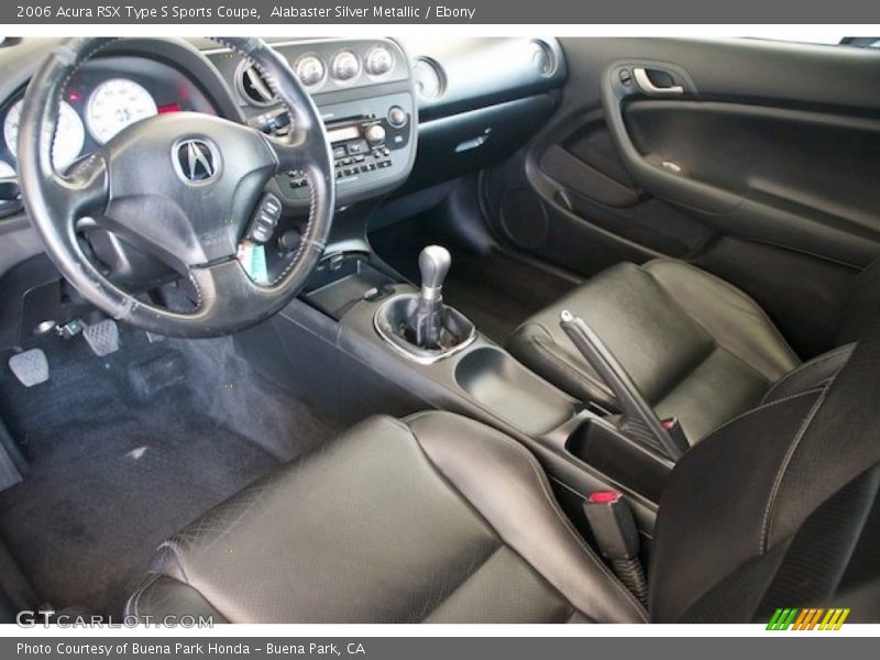 Alabaster Silver Metallic / Ebony 2006 Acura RSX Type S Sports Coupe