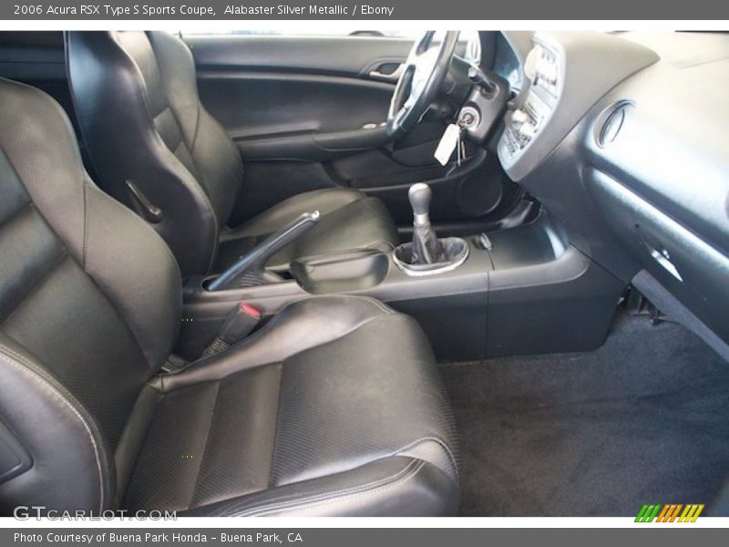 Alabaster Silver Metallic / Ebony 2006 Acura RSX Type S Sports Coupe