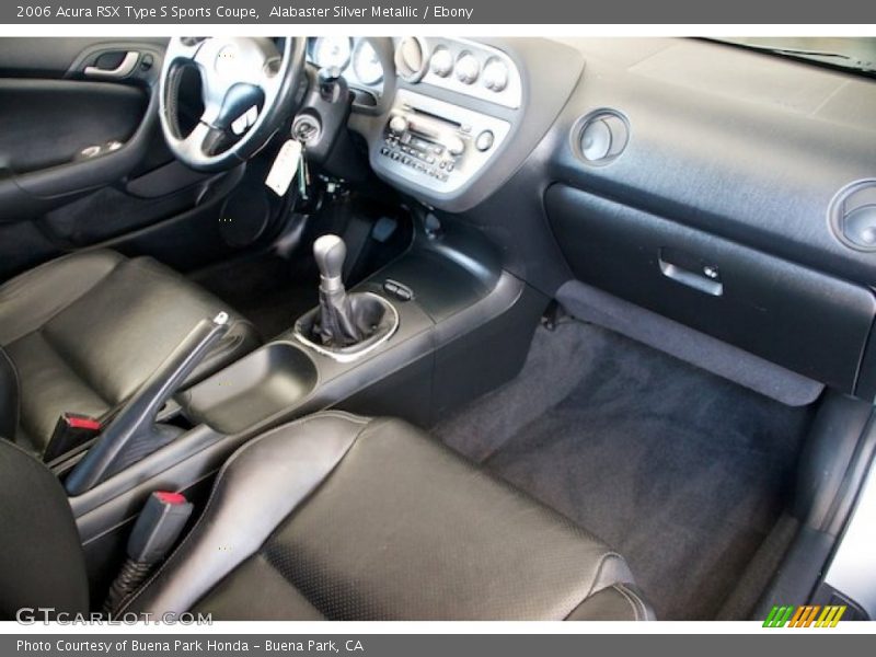 Alabaster Silver Metallic / Ebony 2006 Acura RSX Type S Sports Coupe