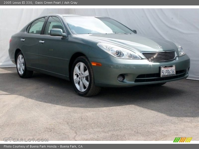 Oasis Green Pearl / Ash Gray 2005 Lexus ES 330