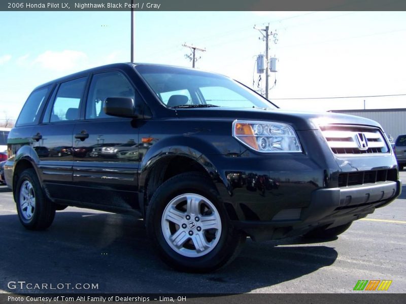 Nighthawk Black Pearl / Gray 2006 Honda Pilot LX