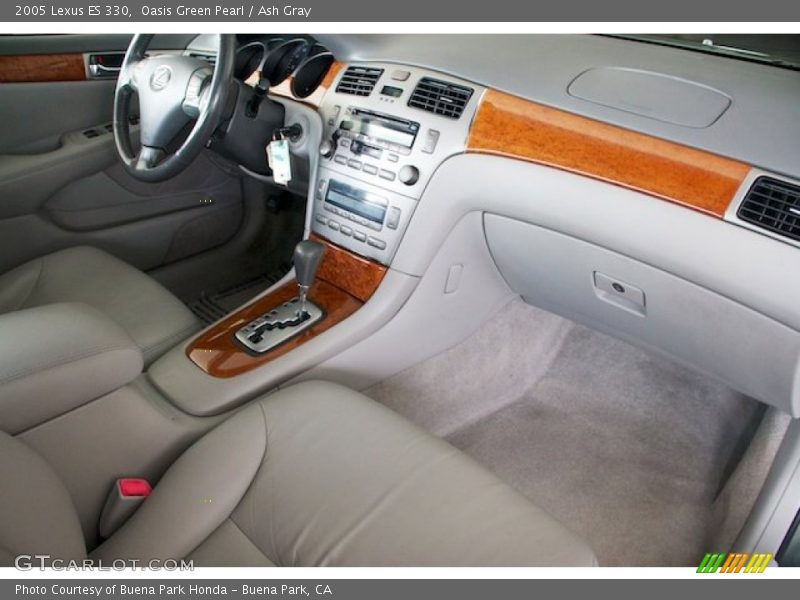 Oasis Green Pearl / Ash Gray 2005 Lexus ES 330
