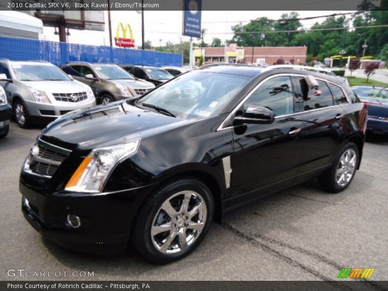 Black Raven / Ebony/Titanium 2010 Cadillac SRX V6