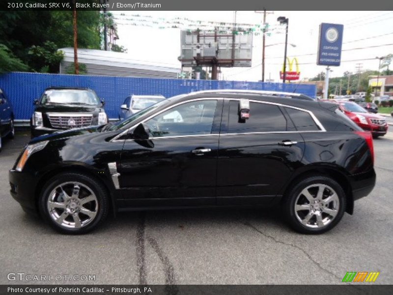 Black Raven / Ebony/Titanium 2010 Cadillac SRX V6