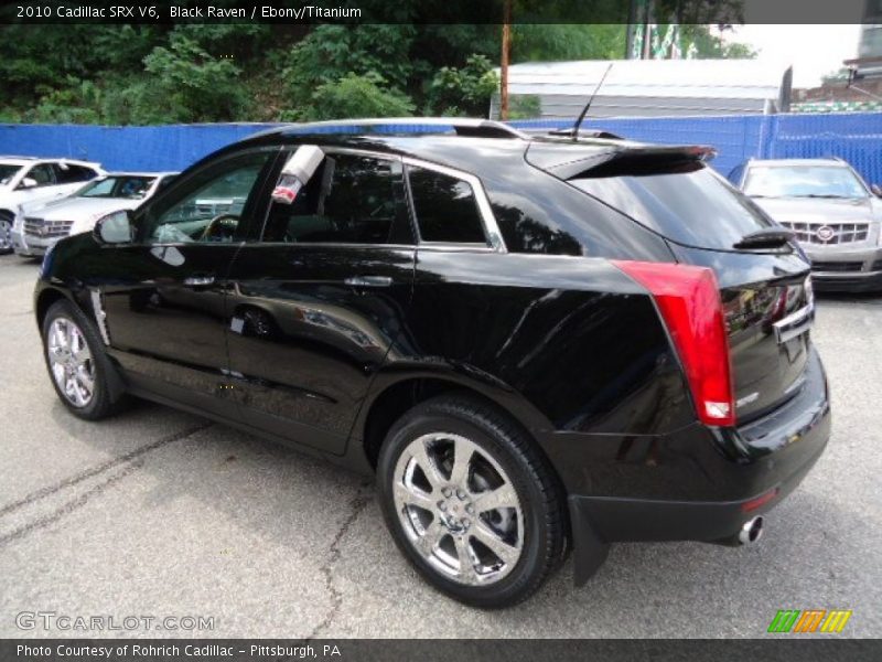 Black Raven / Ebony/Titanium 2010 Cadillac SRX V6