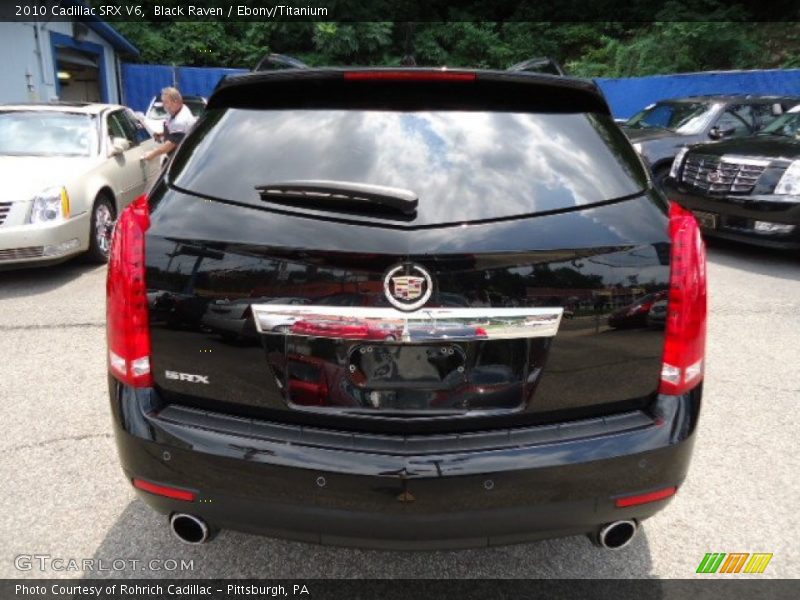 Black Raven / Ebony/Titanium 2010 Cadillac SRX V6